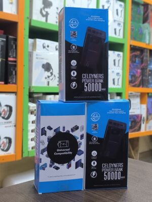 Celdyners 50,000mAh Super Fast Charging Power Bank, Multi-Device Support, LED Display