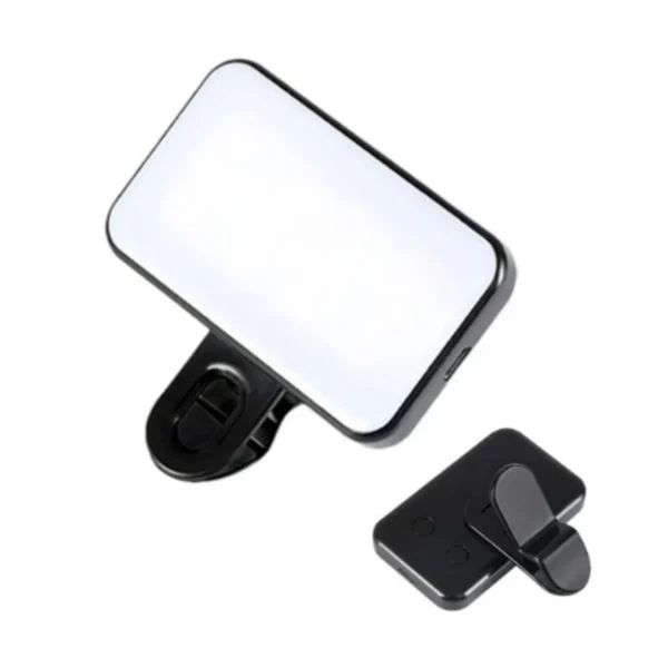 BT-13 Portable LED Cube Light with Clip – Compact Photography & Video Lighting