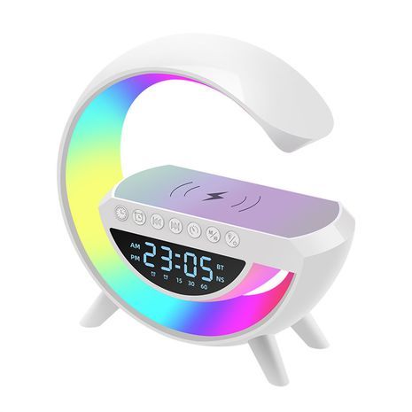 BT-3401 LED Bluetooth Speaker with Wireless Charging & Colorful Lights