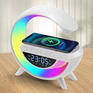 BT-3401 LED Bluetooth Speaker with Wireless Charging & Colorful Lights