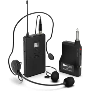 FIFINE-K037B-1-600x600 Fifine K037B Wireless Microphone System – UHF Lavalier & Headset Mic with Receiver for Presentations, Events & Recording