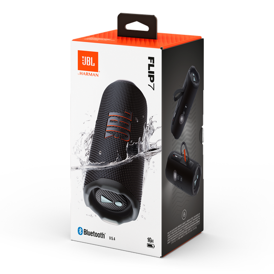 FLIP-7-BLACK-1 JBL Flip 7 Portable Wireless Bluetooth Speaker – Waterproof & High Bass Sound