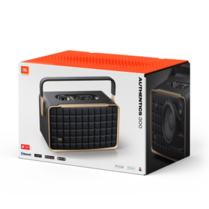 JBL Authentics 300 Portable WiFi & Bluetooth Speaker – Premium Retro Design & Powerful Sound