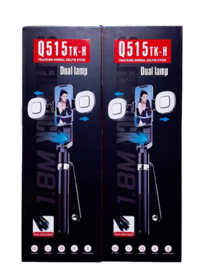 Q515TK-H Auto-Tracking Gimbal Selfie Stick – 360° Rotating Smartphone Stabilizer for Vlogging & Live Streaming